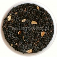 (czarna) Herbata przy kominku  BIO (pomarańcza i imbir) 